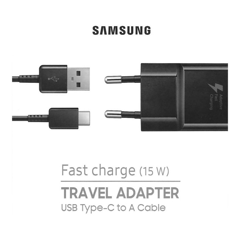 Cavo USB-C e Caricatore USB-A Fast Charge 15W Samsung